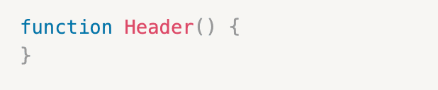 Code block for initializing a React function