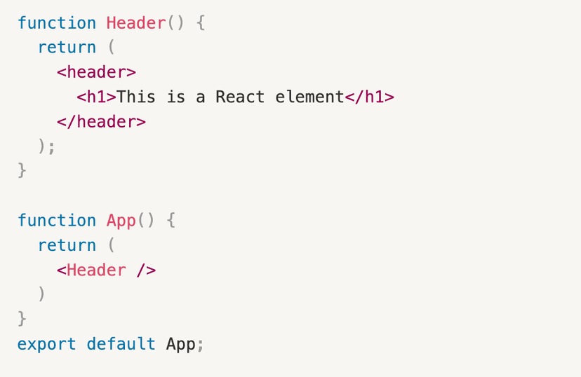 Code block for returning another React function in React function